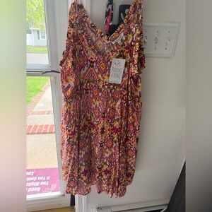 Patrons of Peace Multicolor Floral Dress